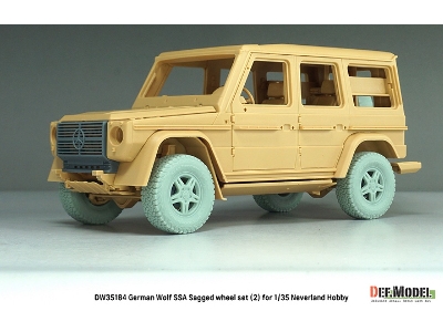 German Wolf Ssa - Sagged Wheel Set No.2 (For Neverland Hobby Kits) - image 8