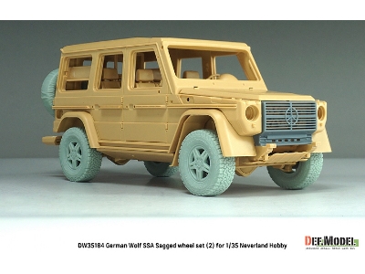 German Wolf Ssa - Sagged Wheel Set No.2 (For Neverland Hobby Kits) - image 17