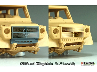 German Wolf Ssa - Sagged Wheel Set No.2 (For Neverland Hobby Kits) - image 19