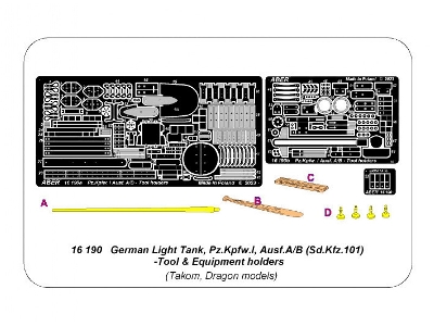 Pz.Kpfw. I, Ausf.A or Ausf.B (Sd.Kfz. 101) Tool & Equipment holders - image 36