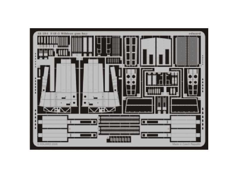 F4F-3 gun bay 1/48 - Hobby Boss - image 1