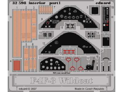 F4F-3 interior S. A. 1/32 - Trumpeter - image 1