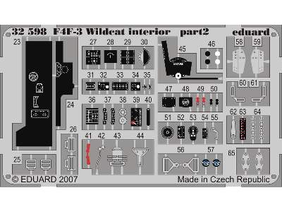 F4F-3 interior S. A. 1/32 - Trumpeter - image 3