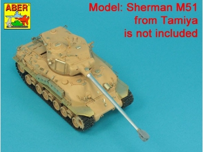 105mm D1504 L/44 barrel with muzzle brake for Israeli Sherman M51 - image 13