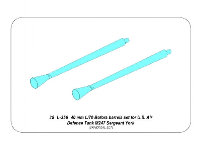 40 mm L/70 Bofors barrels set for U.S.  M247 Sergeant York - image 13