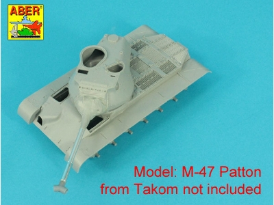 90 mm M-36 tank barrel Y-Shaped Muzzel Brake with mantlet cover for U.S. M47 Patton - image 3