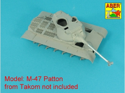 90 mm M-36 tank barrel Y-Shaped Muzzel Brake with mantlet cover for U.S. M47 Patton - image 4