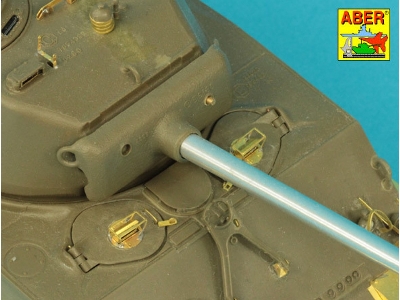 Only barrel: 76 mm  without muzzle brake for Sherman M4A3E8 - image 8