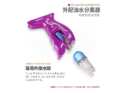 Airbrush Grip (Purple) - image 3