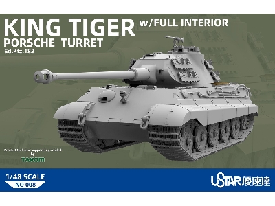 King Tiger Porsche Turret With Full Interior - image 7