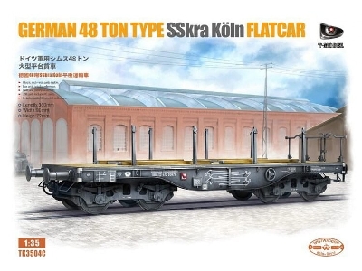 German 48t Type Sskra Koeln Schwerer Plattformwagen - image 1