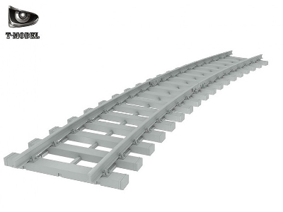European Gauge Straight Rail And Curved Rail 360mm - image 4
