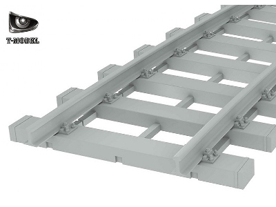 European Gauge Straight Rail And Curved Rail 360mm - image 5