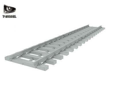 European Gauge Straight Rail And Curved Rail 360mm - image 7