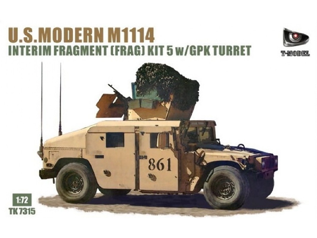 U.S. Modern M1114 Hmmwv Interim Fragment (Frag) Kit 5 W Gpk Turret - image 1