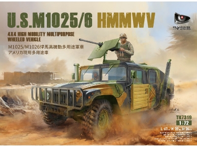 Us M1025/6 Hmmwv 4x4 (High Mobility Multipurpose Wheeled Vehicle) - image 1