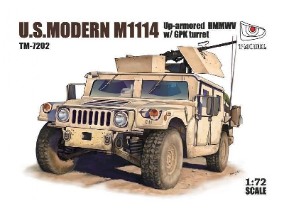 U.S. Modern M1114 Up-armored Hmmwv W/ Gpk Turret - image 1