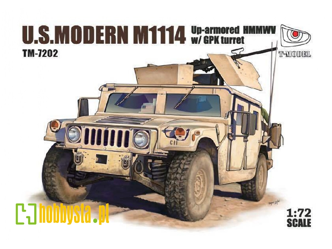 U.S. Modern M1114 Up-armored Hmmwv W/ Gpk Turret - image 1