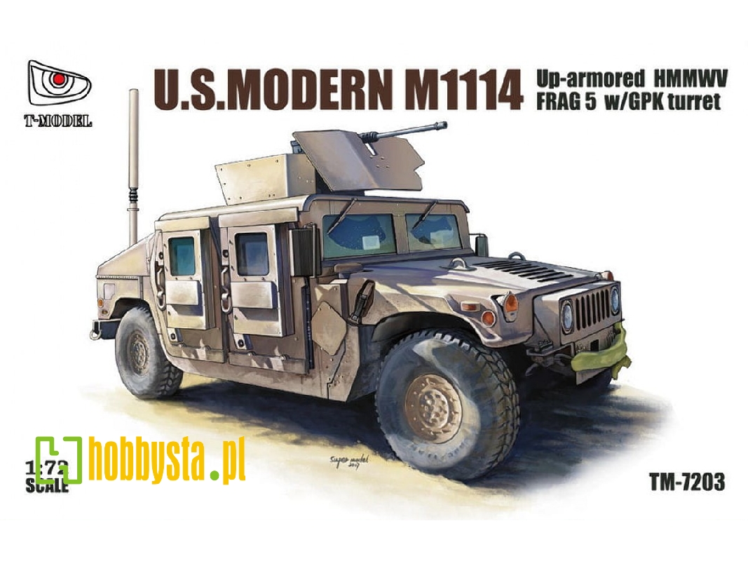 M1114 Up-armored Hmmwv Frag 5 W/ Gpk Turret - image 1