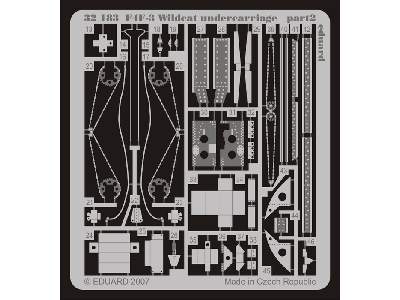 F4F-3 undercarriage 1/32 - Trumpeter - image 3