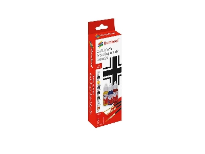 Db9063 Acrylic Paint & Brush Luftwaffe Wwii Colours - image 1
