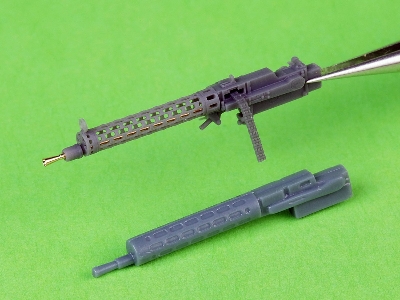 German Ww I Machine Gun Spandau Lmg 08/15 (2 Pcs) - With Short Charging Handle - Complete Guns Incl. 3d Resin & Brass Parts - im
