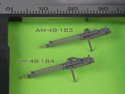 German Ww I Machine Gun Spandau Lmg 08/15 (2 Pcs) - With Short Charging Handle - Complete Guns Incl. 3d Resin & Brass Parts - im