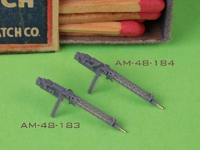 German Ww I Machine Gun Spandau Lmg 08/15 (2 Pcs) - With Short Charging Handle - Complete Guns Incl. 3d Resin & Brass Parts - im