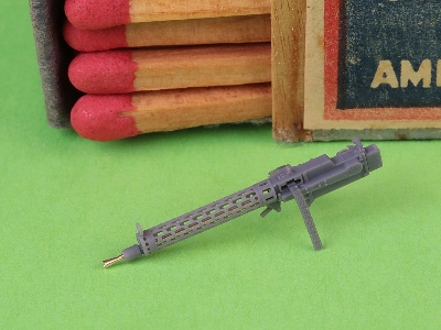 German Ww I Machine Gun Spandau Lmg 08/15 (2 Pcs) - With Short Charging Handle - Complete Guns Incl. 3d Resin & Brass Parts - im