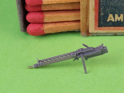 German Ww I Machine Gun Spandau Lmg 08/15 (2 Pcs) - With Long Charging Handle - Complete Guns Incl. 3d Resin & Brass Parts - ima
