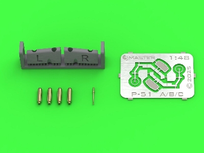 P-51b Mustang - Armament & Gunsight Detail Set (For Eduard) - image 1