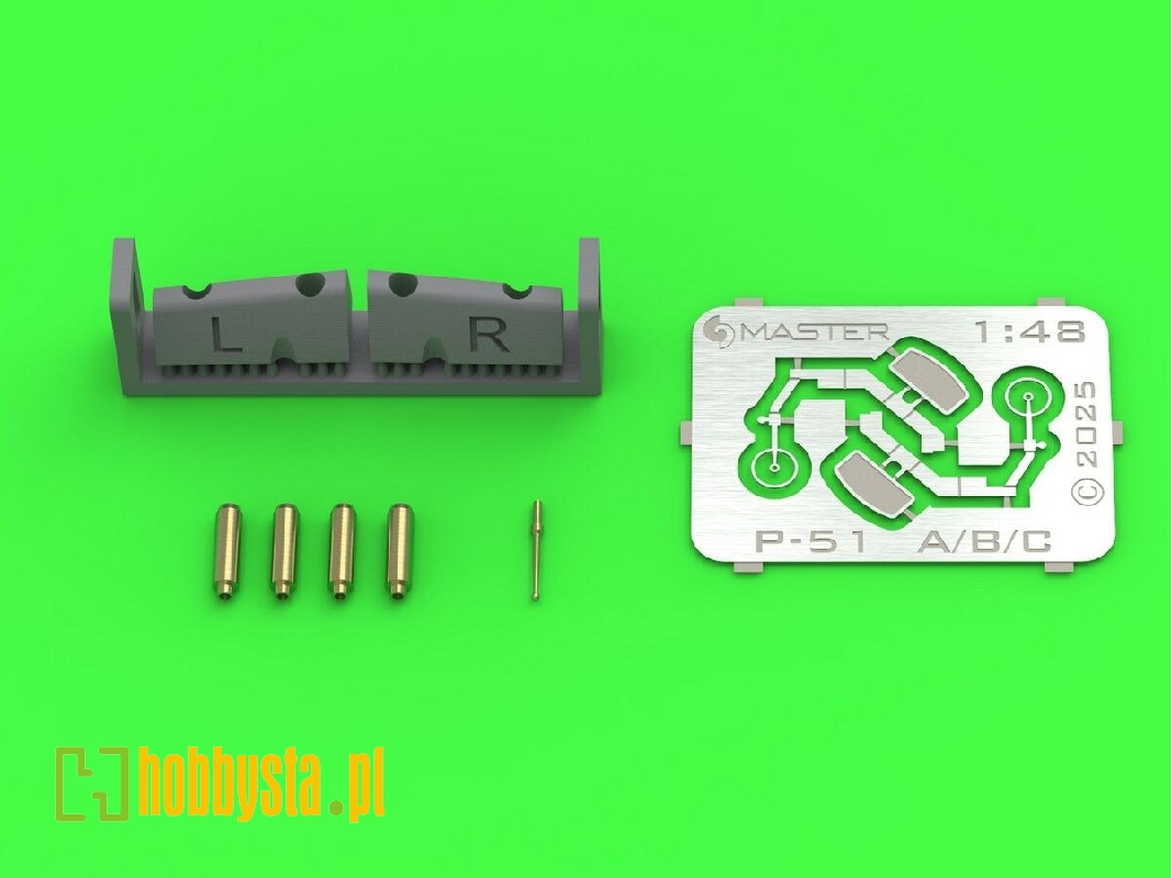 P-51b Mustang - Armament & Gunsight Detail Set (For Eduard) - image 1