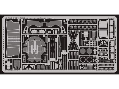 F4F-4 engine and undercarr.  1/48 - Hobby Boss - image 1