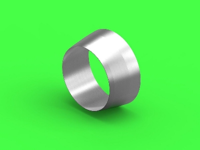 Mig-21 F-13 (Fishbed C) - Turned Metal Air Intake Ring (For Eduard) - image 1