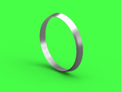 Mig-21 Pf / Pfm / Smt / R / Mf (Fishbed D, F, J) - Turned Metal Air Intake Ring (For Eduard) - image 1