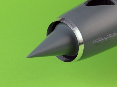 Mig-21 Pf / Pfm / Smt / R / Mf (Fishbed D, F, J) - Turned Metal Air Intake Ring (For Eduard) - image 2