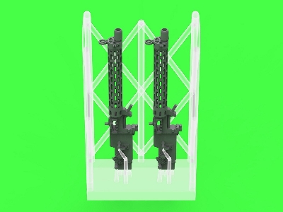 German Ww I Machine Gun Spandau Lmg 08/15 (2 Pcs) - With Short Charging Handle - Complete Guns Incl. 3d Resin & Brass Parts - im