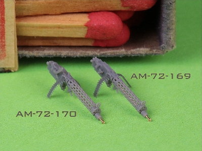 German Ww I Machine Gun Spandau Lmg 08/15 (2 Pcs) - With Long Charging Handle - Complete Guns Incl. 3d Resin & Brass Parts - ima