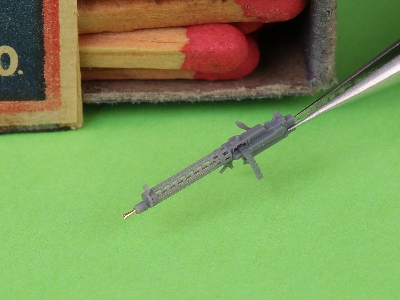 German Ww I Machine Gun Spandau Lmg 08/15 (2 Pcs) - With Long Charging Handle - Complete Guns Incl. 3d Resin & Brass Parts - ima
