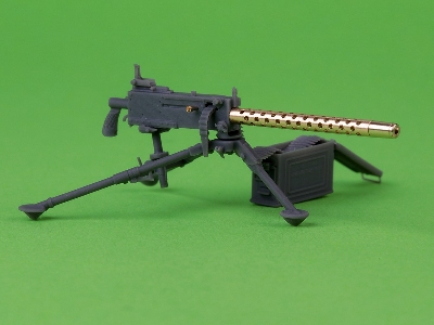 Browning M1919 A4 .30 Cal (7,62mm) - Machine Gun On M2 Tripod (With M1 Ammo Can) - image 11