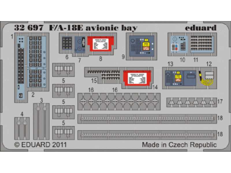 F/ A-18E avionic bay 1/32 - Trumpeter - image 1