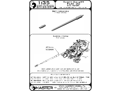 German 2cm L/65 Flak 30 Gun Barrel (1pcs) - image 7
