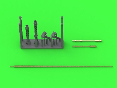 Pzkpfw I - Mg-13k Guns Barrels & Antenna (For Tamiya, Dragon, Tristar And Other Kits) - image 1