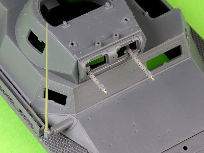 Pzkpfw I - Mg-13k Guns Barrels & Antenna (For Tamiya, Dragon, Tristar And Other Kits) - image 4