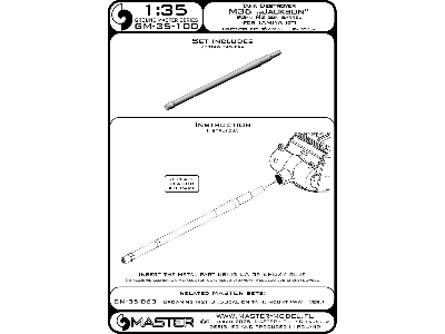 M36 Tank Destroyer "jackson" - 90 Mm M3 Gun Barrel (For Tamiya Kits) - image 7