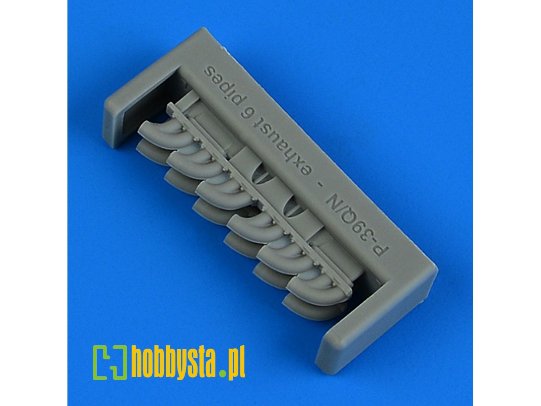 Bell P-39 Q/N Airacobra - Exhaust 6 Pipes (For Arma Hobby Kits) - image 1