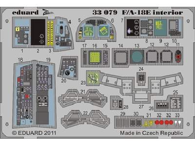 F/ A-18E interior S. A. 1/32 - Trumpeter - image 1