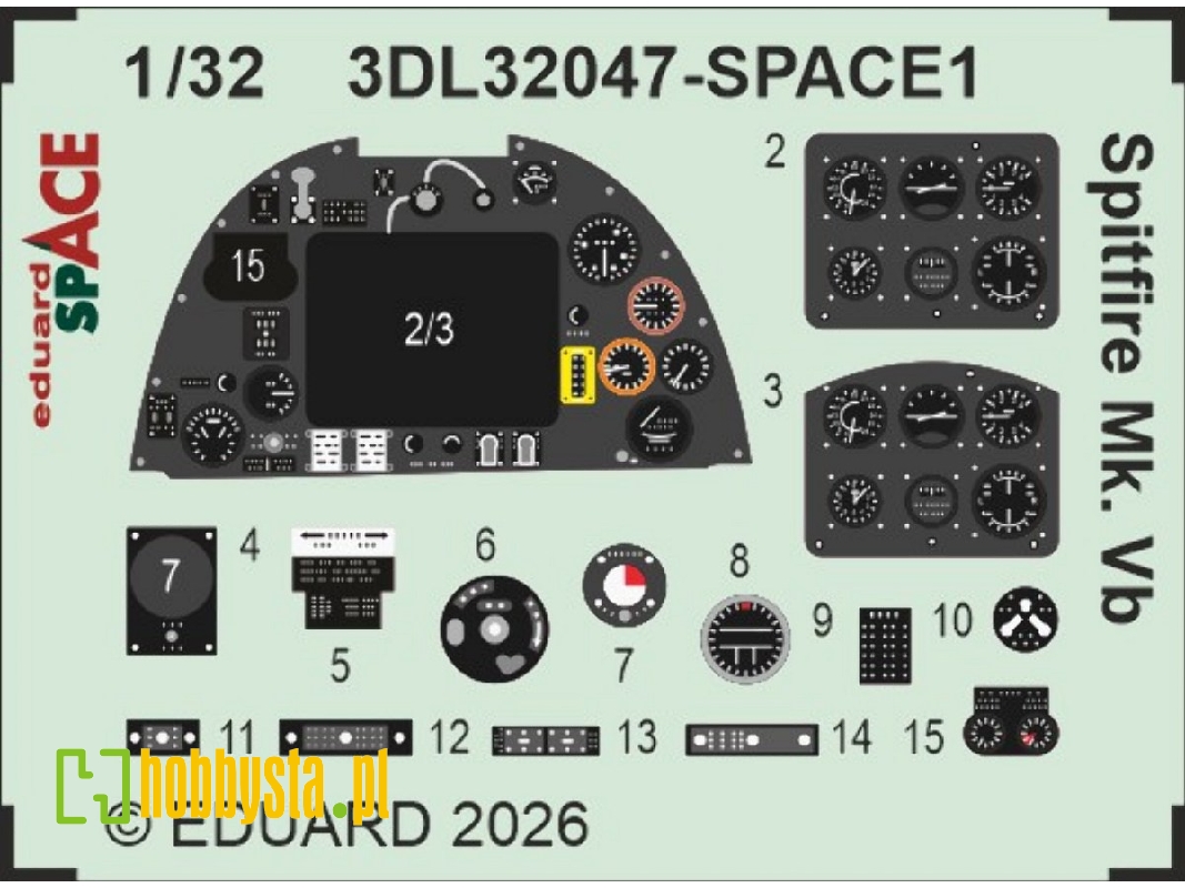 Supermarine Spitfire Mk.Vb - Space Set (For Kotare Kits) - image 1
