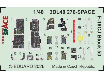 Lockheed Martin F-16cj Block 50 - Space Set (Fo Tamiya Kits) - image 1