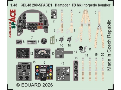 Handley Page Hampden Tb Mk.I - Space Set (For Icmkits) - image 1